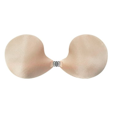 snilers Sticky Bra Backless Adhesive Strapless Invisible Push Up Bras Stick on Dresses Comfortable Reusable Nipple Cover