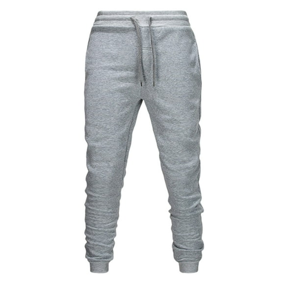 snilers Sweatpants for Men Slim Fit Elastic Waist Drawstring Tapered Trousers Skinny Workout Joggers Hiking Pants Casual Streetwear with Pockets