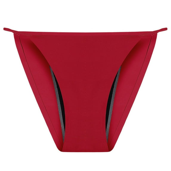 snilers Thongs for Women Physiological Leakproof G-string Mid Waist Reusable Comfy Menstrual Panties