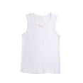 thumbnail image 1 of snilers Toddler Baby Girls Undershirts Crew Neck Sleeveless Cute Pullover Solid Color Breathable Casual Tank Tops 3-11Y, 1 of 3