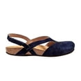 thumbnail image 1 of snilers Women's Closed Toe Flat Sandals Comfortable Adjustable Ankle Strap Hollow out Summer Retro Shoes, 1 of 4
