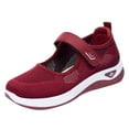 thumbnail image 1 of snilers Women's Working Shoes Breathable Woven Mesh Athletic Shoes Adjustable Strap Lightweight Mary Jane Shoes Casual Slip on Casual Shoes, 1 of 4
