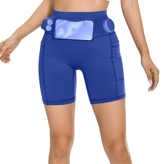 snilers Womens Biker Shorts High Waisted Tummy Control Stretch Butt Lift Workout Yoga Athletic Gym Shorts with Pockets