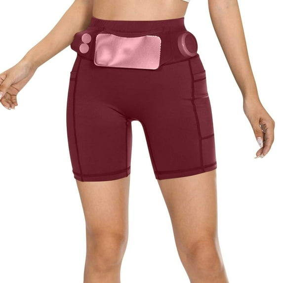 snilers Womens Biker Shorts High Waisted Tummy Control Stretch Butt Lift Workout Yoga Athletic Gym Shorts with Pockets