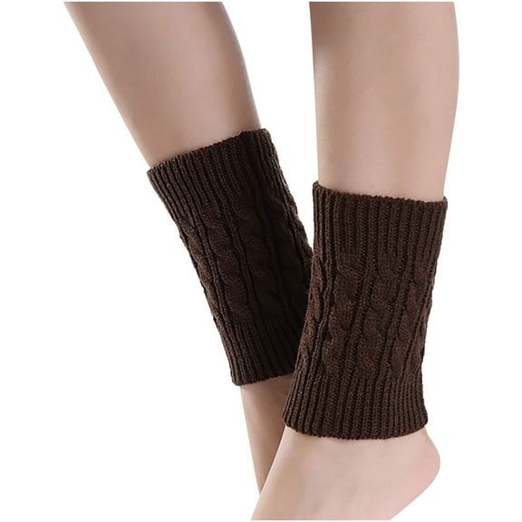 snilers Womens Boot Cuffs Cable Knitting Stretch Leg Warmers Soft Winter Warm Trendy Boot Socks Multicolour Accessories