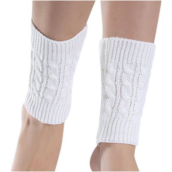 snilers Womens Boot Cuffs Cable Knitting Stretch Leg Warmers Soft Winter Warm Trendy Boot Socks Multicolour Accessories