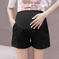 thumbnail image 1 of snilers Womens Maternity Shorts Over The Belly Wide Leg Pregnancy Shorts Casual Summer Short Pants with Pockets M-2XL, 1 of 8