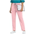 thumbnail image 1 of snilers Womens Scrub Pants Straight Leg Cargo Pant Workwear Elastic Waist Drawstring Stretch Medical Scrubs with Pockets XL, 1 of 9