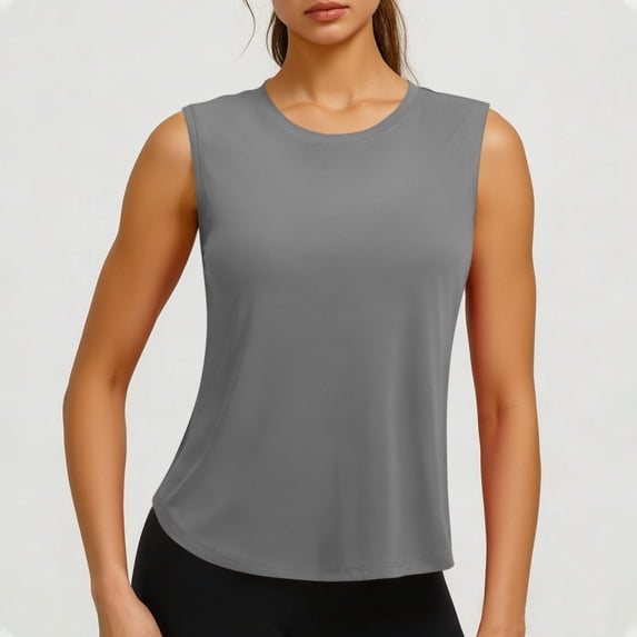 snilers Womens Sleeveless Workout Tops Lightweight High Neck Tennis Yoga Shirts Running Athletic Tank Top for Women S-2XL
