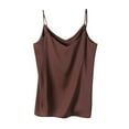thumbnail image 1 of snilers Womens Summer Tank Tops V Neck Camisole Spaghetti Strap Vest Loose Sleeveless Shirts Beach Summer Basic Blouse, 1 of 5