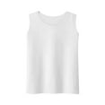 thumbnail image 1 of snilers Womens Tank Tops Casual Summer Blouses Crew Neck Basic Sleeveless Shirts Trendy Beach Vest, 1 of 3