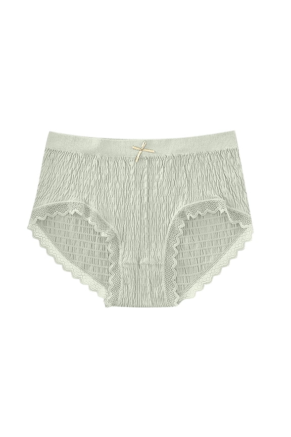 Womens Underwear Mid Waist Hipster Panties Close Fitting Underpants Fashioh Solid Ladies Bikini Undies