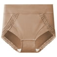 thumbnail image 1 of snilers Womens Underwear Tummy Control High Waisted Stretch Full Coverages Briefs Postpartum Panties Solid Hipsters Underpants, 1 of 3