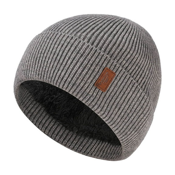 snilers Mens Velvet Beanie Ribbed Knited Slouchy Soft Skull Caps Multicolor Fall Winter Warm Fisherman Hats Baggy Trendy