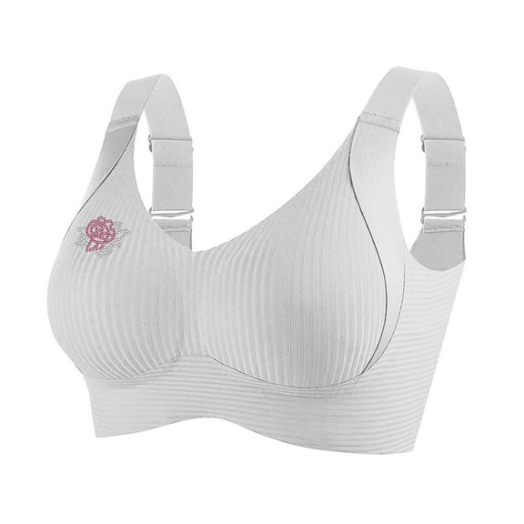 snilers Sports Bras for Women Wireless Adjustable Everyday Bras Elastic Strap Invisible Lift Bra Plus Size Push Up Bra