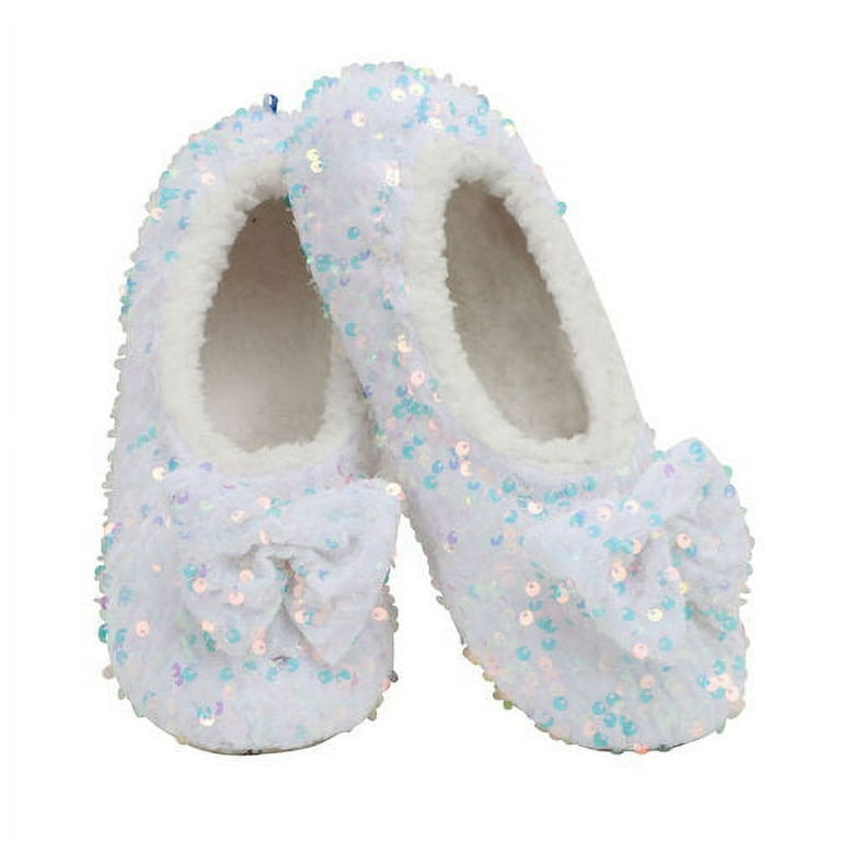 snoozies Opal Dazzle Bling Women s Slippers Large Walmart