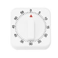 Snorda Manual 60Minutes Mechanical Timer with Analog Alarm for Baking