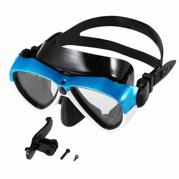 snorkel Goggles Anti-fog Snorkeling Goggles Diving Snorkel Swimming Goggles Glasses with Camera Mount