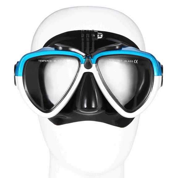 snorkel Goggles Anti-fog Snorkeling Goggles Diving Snorkel Swimming Goggles Glasses with Camera Mount