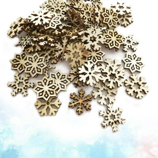 Beistle Mini Snowflake Christmas Cutouts-10 Pcs, 5, White 