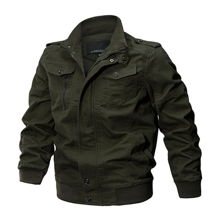 Green mens winter coat hotsell