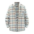 thumbnail image 1 of snowsong Mens Shirts,2024 New Men's Trendy Checkered Print Breathable Long-Sleeved Turn-Down Collar Shirt,Button Down Shirt Men,Long Sleeve Shirts for Men,Big and Tall Shirts, White 3XL, 1 of 7
