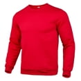 thumbnail image 1 of snowsong Mens Shirts Summer Tops Men's Casual Sweatshirt O Neck Tops Solid Color Clothing Men's Street Wear Sweatshirts T Shirts For Man Red XXL, 1 of 4