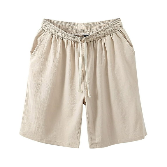 snowsong Mens Shorts,2024 New Men's Casual Stylish and Comfortable Elastic Waistband Drawstring Breathable Sports Shorts,Gym Shorts Men,Mens Shorts Casual,Basketball Shorts, Khaki 5XL