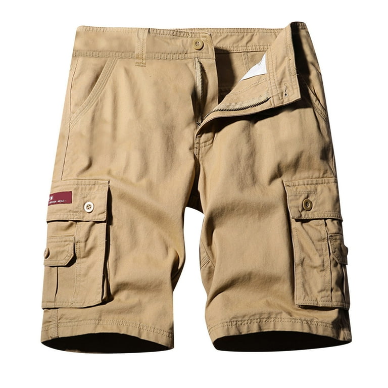snowsong Mens Shorts Cargo Shorts For Men Mens Solid Color