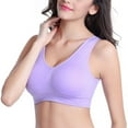 thumbnail image 1 of snowsong Sports Bras,Bras for Women Large Size Underwear No Steel Ring Thin Style Bra Sports Yoga Underwear No Binding Underwear Bralettes for Women,Wireless Bra,Seamless Bras Camouflage S, 1 of 3