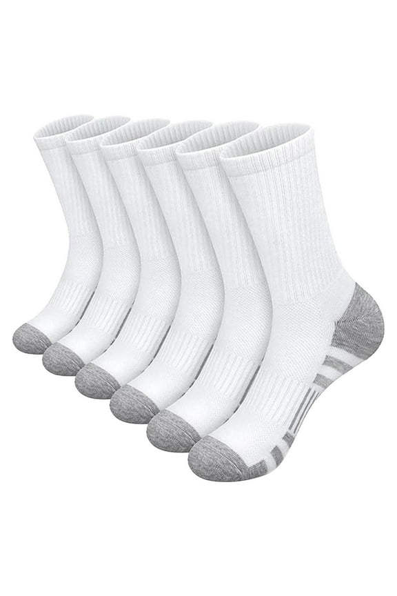 Stance Socks Men,2024 Hot Men's Solid Color Comfort Breathable Wrap Basketball Athletic Socks 5-Pack,Hiking Socks,Basketball Socks Men,Crew Socks, B One Size