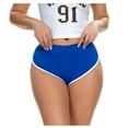 thumbnail image 1 of snowsong Workout Shorts Women Gym Shorts Men Fashion Pants Sports Elastic Women Shorts Shorts Sexy Yoga Stretch Summer Pants Shorts For Women Blue XXL, 1 of 9
