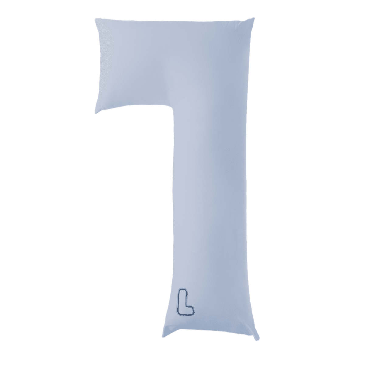 snuggL Body Pillow for Side Sleeper and Pregnancy, L Shaped for Knee, Back and Hip Support