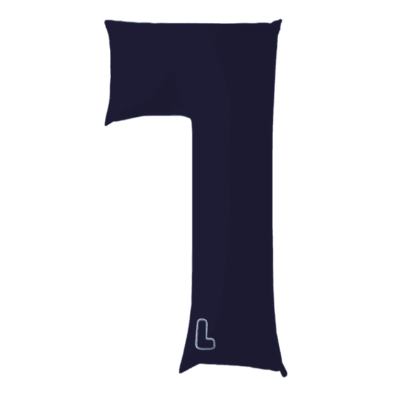 snuggL Body Pillow for Side Sleeper and Pregnancy, L Shaped for Knee, Back and Hip Support