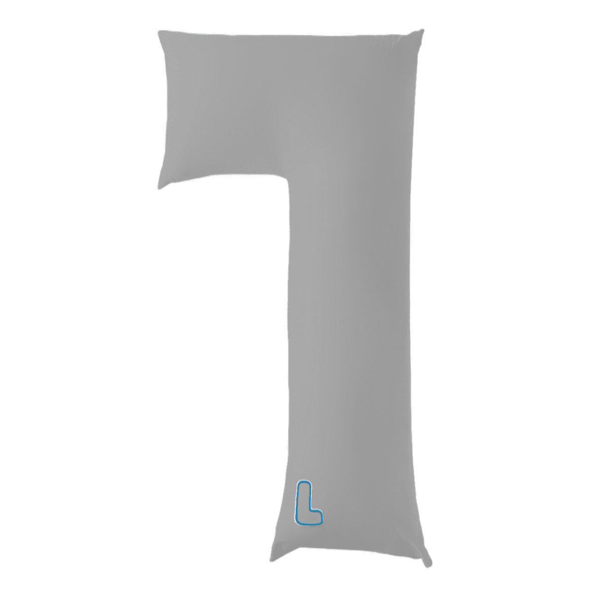 snuggL Body Pillow for Side Sleeper and Pregnancy, L Shaped for Knee, Back and Hip Support