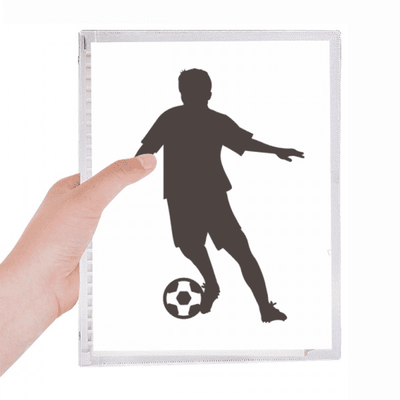 soccer sports football foutline notebook loose diary refillable journal statiry