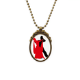 thumbnail image 1 of social dancing duet dance dancer antique necklace vintage bead pendant keychain, 1 of 3