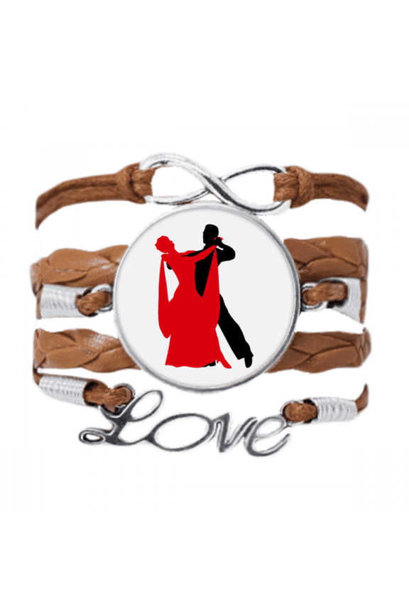 social dancing duet dance dancer bracelet love chain ornament wristband