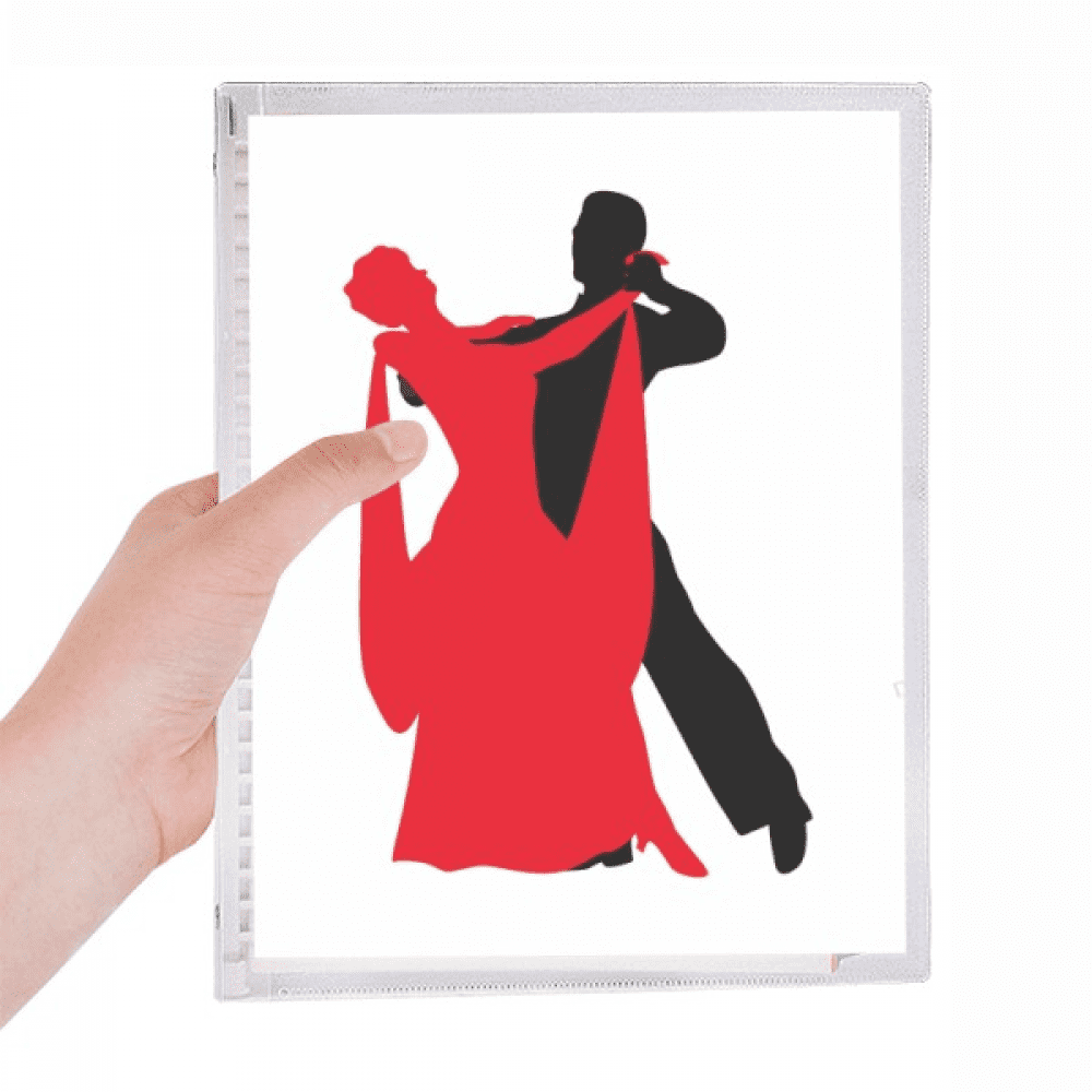 social dancing duet dance dancer notebook loose diary refillable journal statiry