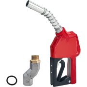 3/4" NPT Fuel Transfer Nozzle Kit, 16 GPM Max Flow Gas Pump Nozzle, Auto Shut-Off Fuel Nozzle with 360  Hose Swivel for Diesel Gasoline Kerosene