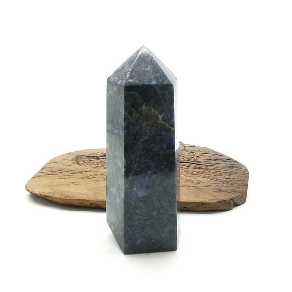 sodalite Crystal Towers ~ Natural Healing Crystal Point Obelisk for Reiki Healing and Crystal Grid 1.275kg