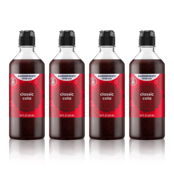 NEW sodastream Classics Cola Drink Mix, 4pk