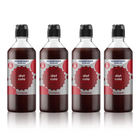 NEW sodastream Classics Diet Cola Drink Mix, 4pk