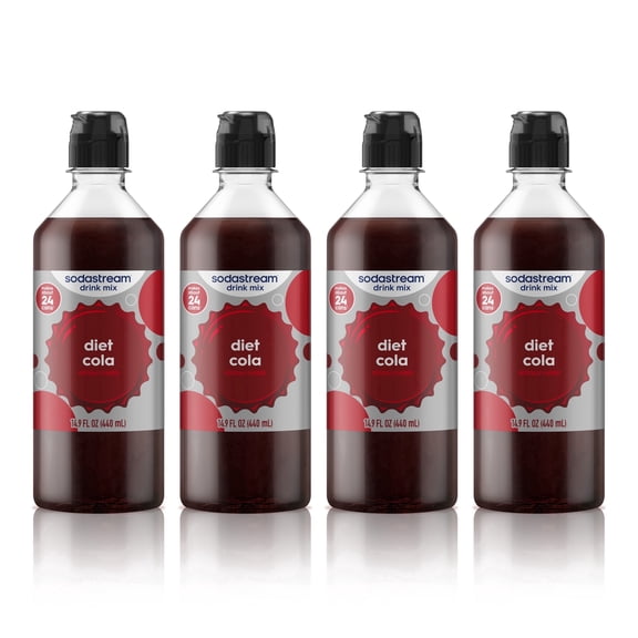 sodastream Classics Diet Cola Drink Mix, 4pk