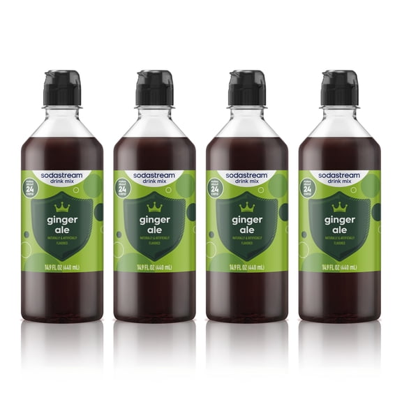 NEW sodastream Classics Ginger Ale Drink Mix, 4pk