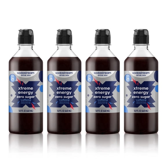 NEW sodastream Classics Xtreme Zero Energy Drink Mix, 4pk