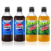 sodastream 14.9 fl oz Pepsi and Mountain Dew Drink Mix, 4pk