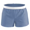 thumbnail image 1 of soffe girls' big authentic cheer short, columbia blue, large, 1 of 1