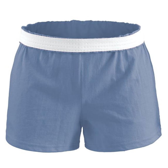 soffe girls' big authentic cheer short, columbia blue, medium