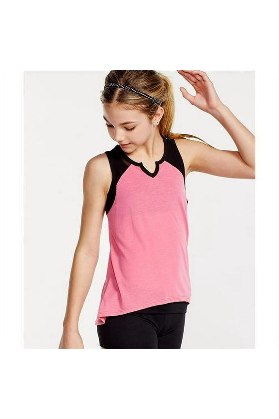 girls' little skinny muscle up, shocking pink, medium